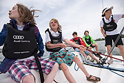 2. HerzPiraten Regatta auf dem Starnberger See am 13.06.2015: die HerzPiraten enterten mit Nova Meierhenrich und Malte Kamrath den Bayrischer Yacht Club e.V. ©Fotos: Julian Rohn 